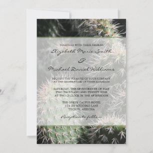 Cactus Wedding Invitation