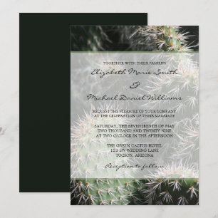 Cactus Wedding Invitation