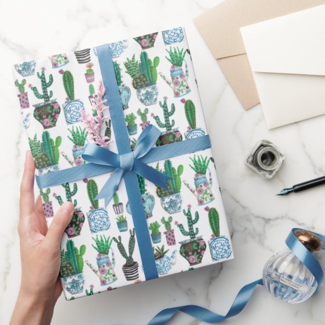 Cactus Western | Birthday | Wrapping Paper (Gifting)