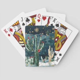 Cactus Western Cowboy Cowgirl   Playing Cards