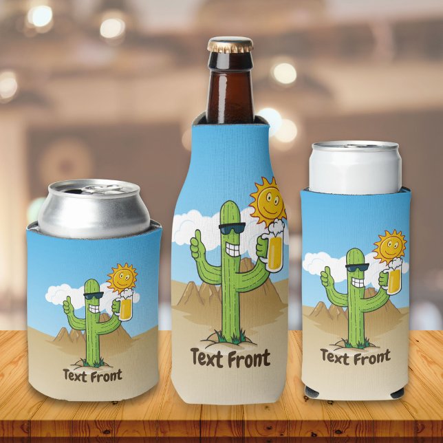 Cactus with Beer Can Cooler (Creator Uploaded)