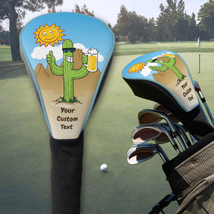 Cactus with Beer Golf Head Cover
