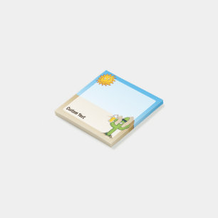 Cactus with Beer Post-it Notes