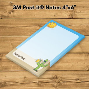 Cactus with Beer Post-it Notes
