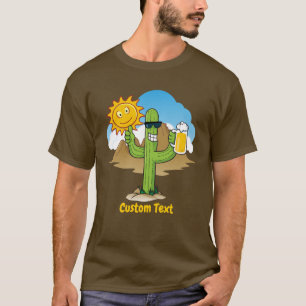 Cactus with Beer T-Shirt