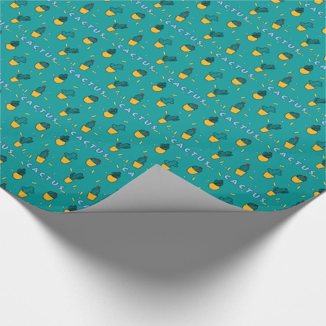 Cactus Wrapping Paper (Corner)
