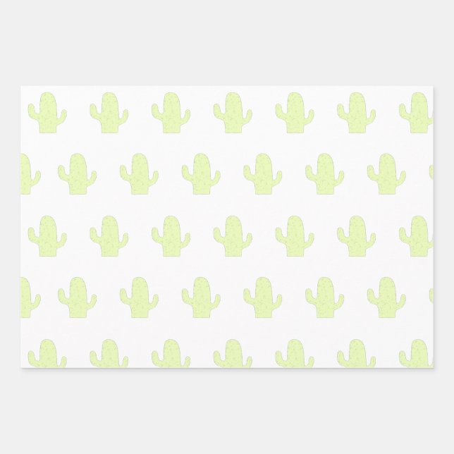 Cactus Wrapping Wrapping Paper Sheet (Front)