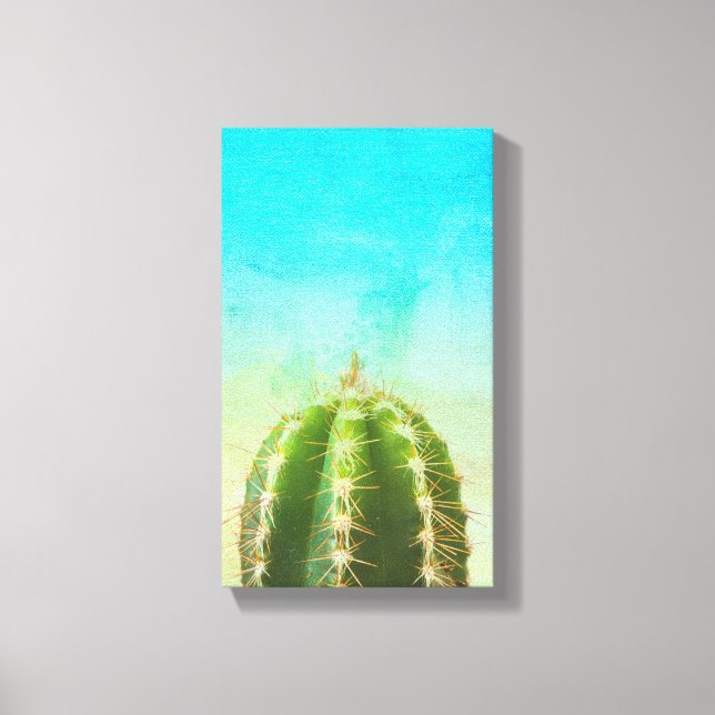 Cactus Zen Canvas Print (Front)