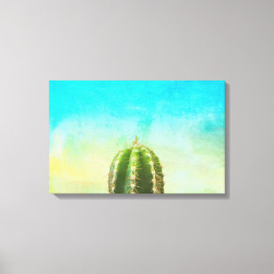 Cactus Zen Canvas Print