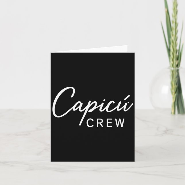 Cacú Crew Matching Dominoes Players  Card (Front)