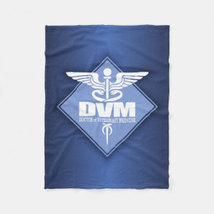 Cad DVM (diamond) Fleece Blanket