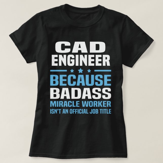 CAD Engineer T-Shirt (Design Front)