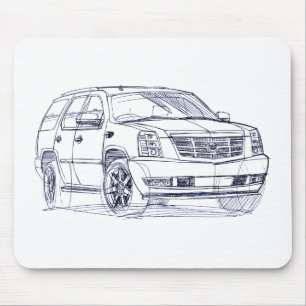 Cad Escalade 2007 Mouse Mat