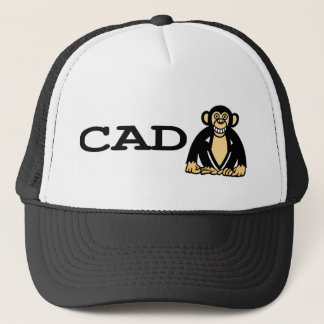 cad monkey 2 trucker hat