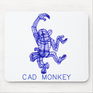 CAD MONKEY MOUSE MAT