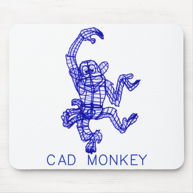 CAD MONKEY MOUSE MAT (Front)