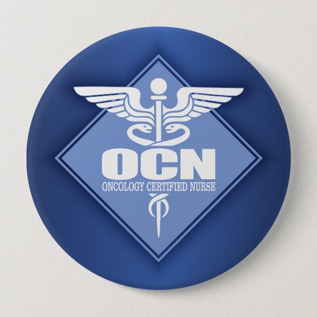 Cad OCN (diamond) 10 Cm Round Badge (Front)