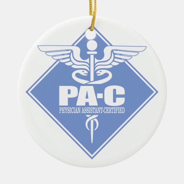 Cad PA-C (diamond) Ceramic Tree Decoration (Front)