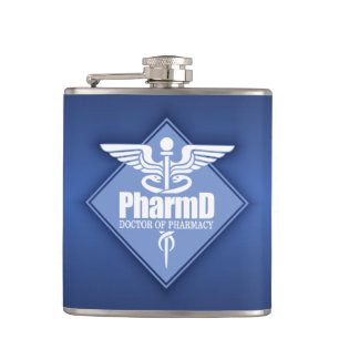 Cad PharmD (diamond) Hip Flask