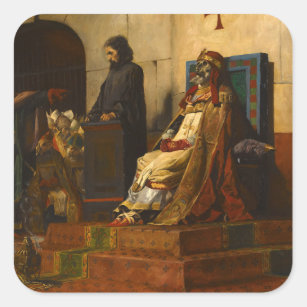 Cadaver Synod, Pope Formosus and Stephen VI Square Sticker