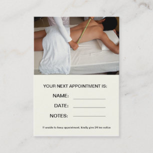 Cadaverine Beauty & Spa Salon Appointment Card