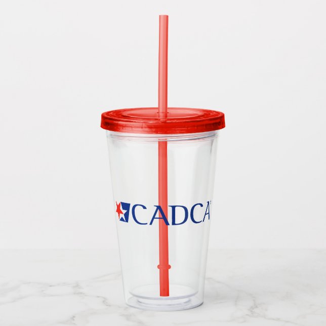CADCA logo Acrylic Tumbler (Front)