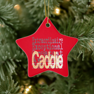 Caddie Extraordinaire Ceramic Tree Decoration
