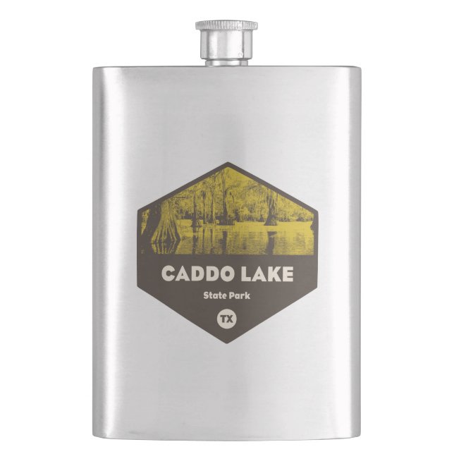 Caddo Lake State Park Texas Hip Flask (Front)