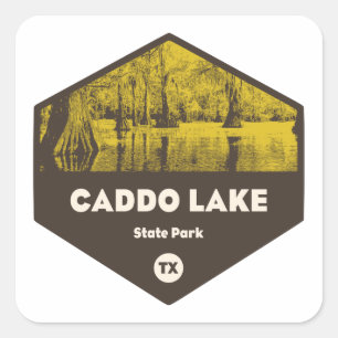 Caddo Lake State Park Texas Square Sticker