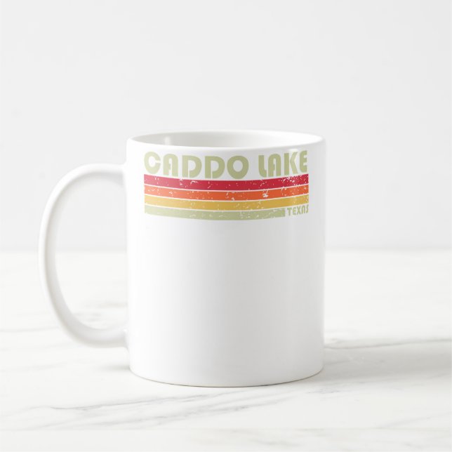 Caddo Lake Texas Funny Fishing Camping Summer Coffee Mug (Left)