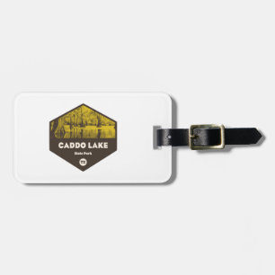 caddo lake, texas, louisiana, cypress tree, state  luggage tag