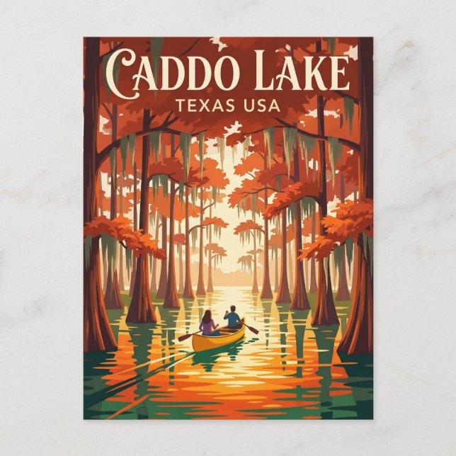 Caddo Lake USA Postcard (Front)
