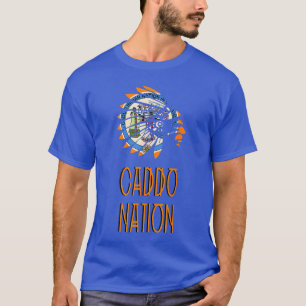 CADDO NATION FLAG Indigenous Native American Headd T-Shirt