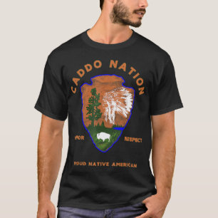 Caddo Nation Native American Indian Pride Respect  T-Shirt
