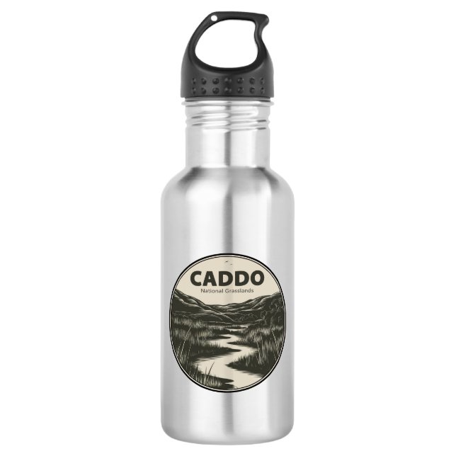 Caddo National Grasslands Texas Stream 532 Ml Water Bottle (Front)
