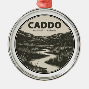 Caddo National Grasslands Texas Stream Metal Tree Decoration