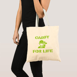 Caddy For Life Green Golfer Tote Bag