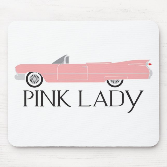 caddy pink lady mouse mat (Front)