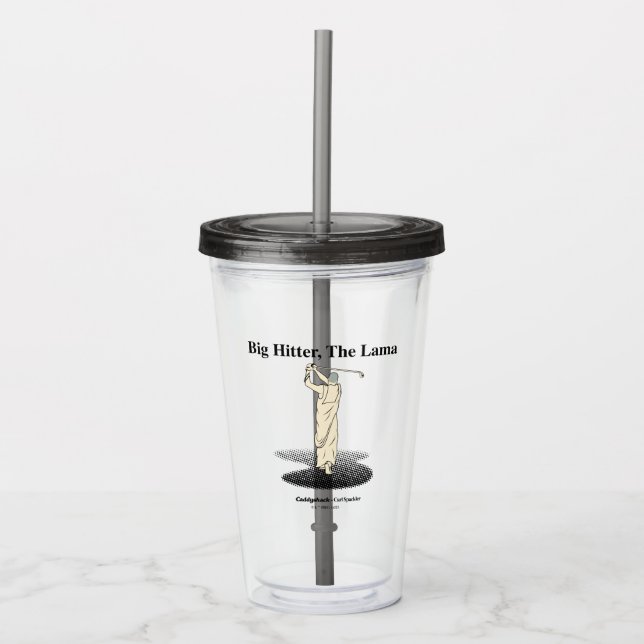 Caddyshack | Big Hitter, The Lama Acrylic Tumbler (Front)