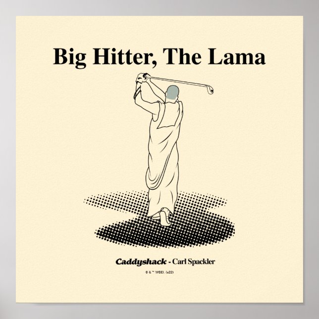 Caddyshack | Big Hitter, The Lama Poster (Front)