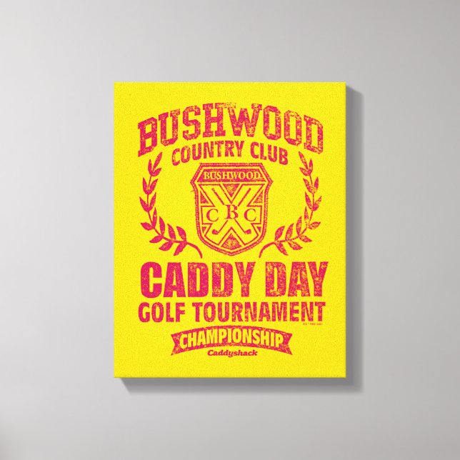 Caddyshack | Bushwood Country Club Caddy Day Golf Canvas Print (Front)
