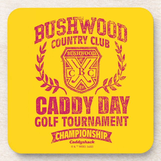 Caddyshack | Bushwood Country Club Caddy Day Golf  Coaster (Front)