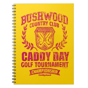 Caddyshack Bushwood Country Club Caddy Day Golf Notebook