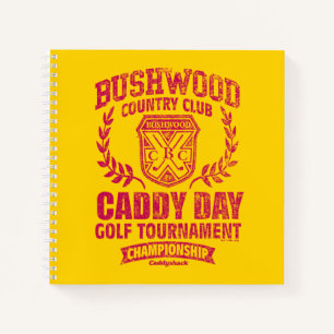 Caddyshack Bushwood Country Club Caddy Day Golf Notebook