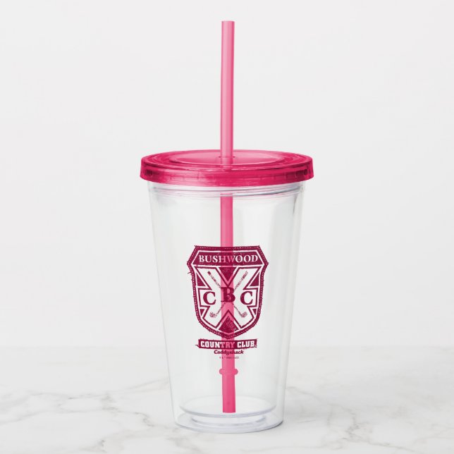 Caddyshack | Bushwood Country Club Crest Acrylic Tumbler (Front)