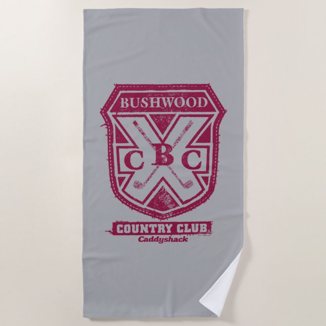Caddyshack | Bushwood Country Club Crest Beach Towel (Front)