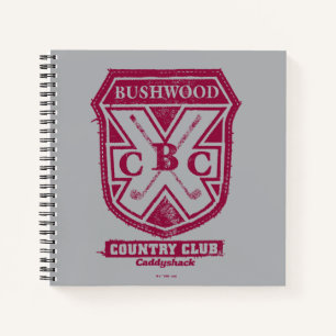 Caddyshack Bushwood Country Club Crest Notebook