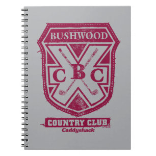 Caddyshack Bushwood Country Club Crest Notebook