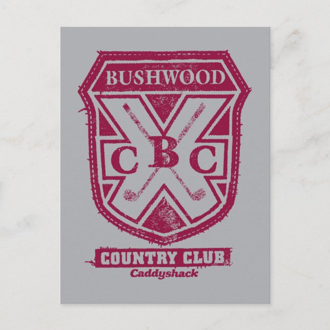 Caddyshack | Bushwood Country Club Crest Postcard (Front)