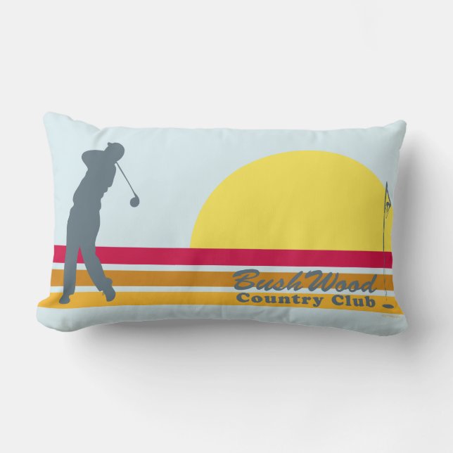 Caddyshack | Bushwood Country Club Sunrise Lumbar Cushion (Front)